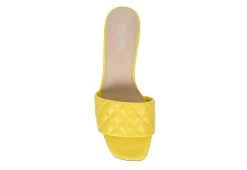 Michael By Michael Shannon Womens Riya Slide Sandal - Yellow -Shoe Shop US 01 107027 05