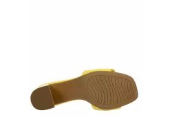 Michael By Michael Shannon Womens Riya Slide Sandal - Yellow -Shoe Shop US 01 107027 06
