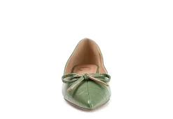 Journee Collection Womens Devalyn Flat - Green -Shoe Shop US 01 107046 02