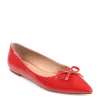 Journee Collection Womens Devalyn Flat - Red -Shoe Shop US 01 107047 00