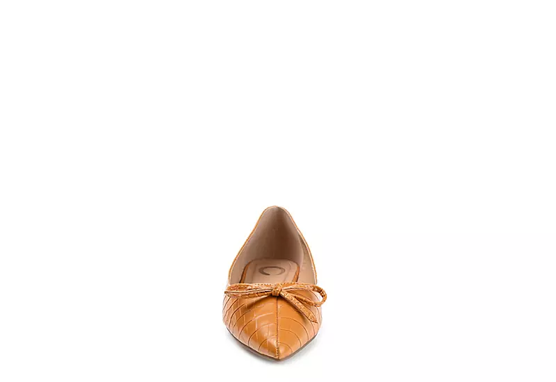 Journee Collection Womens Devalyn Flat - Tan 5 Journee Collection Womens Devalyn Flat - Tan - Image 3
