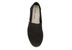 Toms Womens Alparagata Midform Espadrille - Black -Shoe Shop US 01 107400 05