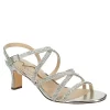 N By Nina Womens Bloom Sandal - Silver -Shoe Shop US 01 107405 00
