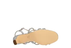 N By Nina Womens Bloom Sandal - Silver -Shoe Shop US 01 107405 06