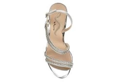 N By Nina Womens Sabetha Sandal - Silver -Shoe Shop US 01 107407 05