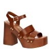 Madden Girl Womens Greenville Platform Sandal - Cognac -Shoe Shop US 01 107536 00