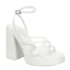 Madden Girl Womens Aces Platform Sandal - White -Shoe Shop US 01 107543 00