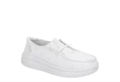 Heydude Womens Wendy Rise Slip On Sneaker - White