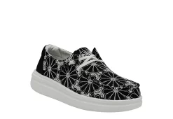 Heydude Womens Wendy Rise Slip On Sneaker - Black