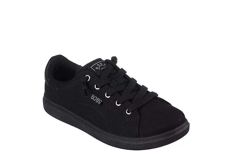 Skechers Womens D Vine Slip On Sneaker - Black 3 Skechers Womens D Vine Slip On Sneaker - Black