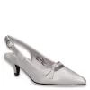 Easy Street Womens Emerin Slingback Pump - Silver -Shoe Shop US 01 108061 00