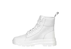 Dr. Martens Dr.martens Womens Combs Nylon Combat Boot - White -Shoe Shop US 01 122050 03