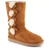 Koolaburra By Ugg Womens Victoria Tall Fur Boot - Rust -Shoe Shop US 01 122308 00