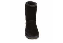 Koolaburra By Ugg Womens Koola Short Fur Boot - Black -Shoe Shop US 01 122352 02