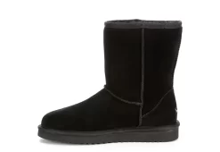 Koolaburra By Ugg Womens Koola Short Fur Boot - Black -Shoe Shop US 01 122352 03