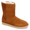 Koolaburra By Ugg Womens Koola Short Fur Boot - Rust -Shoe Shop US 01 122353 00