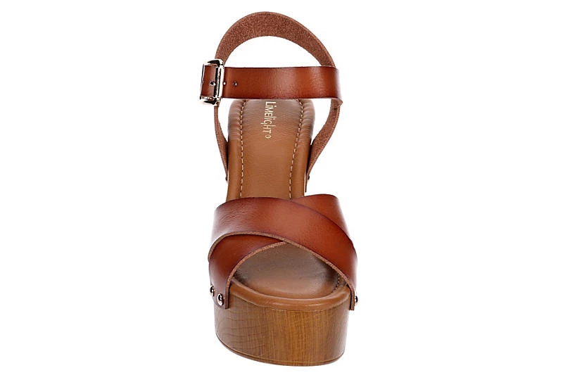 Limelight Womens April Platform Sandal - Cognac 5 Limelight Womens April Platform Sandal - Cognac - Image 3