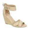 Chinese Laundry Womens Celly Wedge Sandal - Beige -Shoe Shop US 01 132194 00