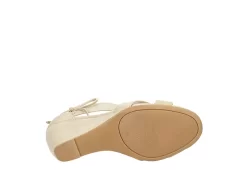 Chinese Laundry Womens Celly Wedge Sandal - Beige -Shoe Shop US 01 132194 06