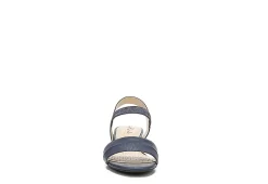 Lifestride Womens Yuma Wedge Sandal - Navy -Shoe Shop US 01 201297 02
