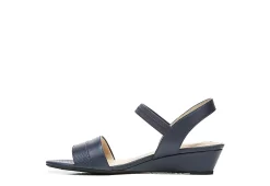 Lifestride Womens Yuma Wedge Sandal - Navy -Shoe Shop US 01 201297 03