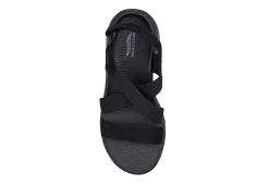 Skechers Womens Go Walk Arch Fit Outdoor Sandal - Black -Shoe Shop US 01 202115 02