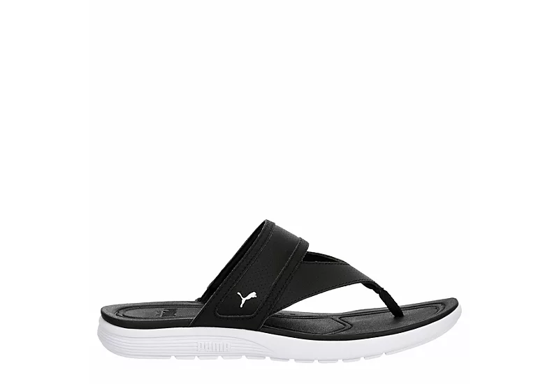 Puma Womens Softride Thong 2 Flip Flop Sandal - Black 4 Puma Womens Softride Thong 2 Flip Flop Sandal - Black - Image 2