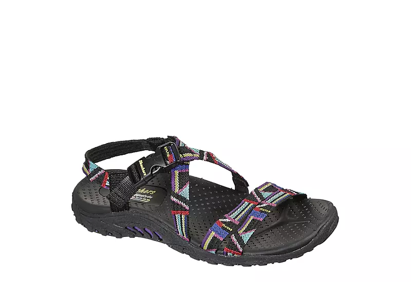 Skechers Womens Reggae Native Vibez Outdoor Sandal - Black 3 Skechers Womens Reggae Native Vibez Outdoor Sandal - Black