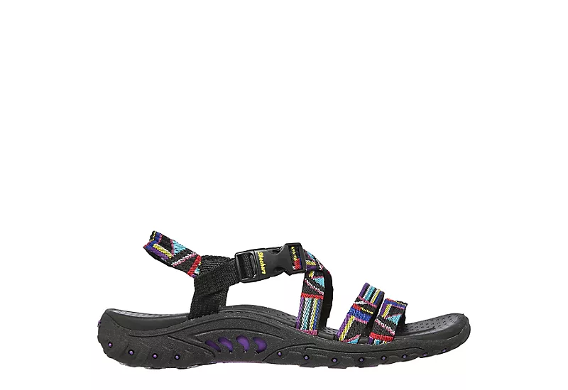 Skechers Womens Reggae Native Vibez Outdoor Sandal - Black 4 Skechers Womens Reggae Native Vibez Outdoor Sandal - Black - Image 2