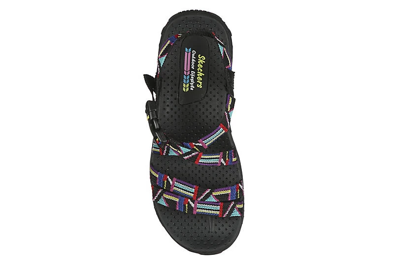 Skechers Womens Reggae Native Vibez Outdoor Sandal - Black 6 Skechers Womens Reggae Native Vibez Outdoor Sandal - Black - Image 4