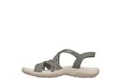 Skechers Womens Reggae Slim Takes Two Womens Sandal - Olive -Shoe Shop US 01 202405 02