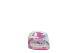 Champion Womens Mega Slide Tie Dye Slide Sandal - Pink 11 Champion Womens Mega Slide Tie Dye Slide Sandal - Pink -Shoe Shop US 01 202432 02