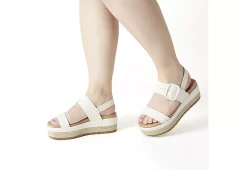 Michael By Michael Shannon Womens Kira Platform Sandal - Ivory -Shoe Shop US 01 202471 06