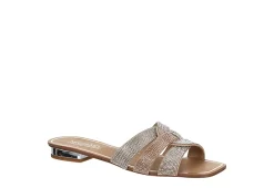 Michael By Michael Shannon Womens Skylar Slide Sandal - Med Metallic