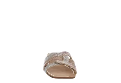 Michael By Michael Shannon Womens Skylar Slide Sandal - Med Metallic -Shoe Shop US 01 202475 02