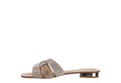 Michael By Michael Shannon Womens Skylar Slide Sandal - Med Metallic -Shoe Shop US 01 202475 03