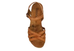 Bjorndal Womens Lily Wedge Sandal - Tan -Shoe Shop US 01 202508 05