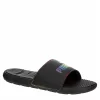 Puma Womens Cool Cat Rainbow Slide Sandal - Black