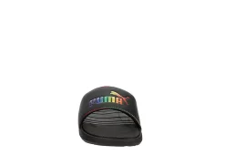 Puma Womens Cool Cat Rainbow Slide Sandal - Black 11 Puma Womens Cool Cat Rainbow Slide Sandal - Black -Shoe Shop US 01 202625 02
