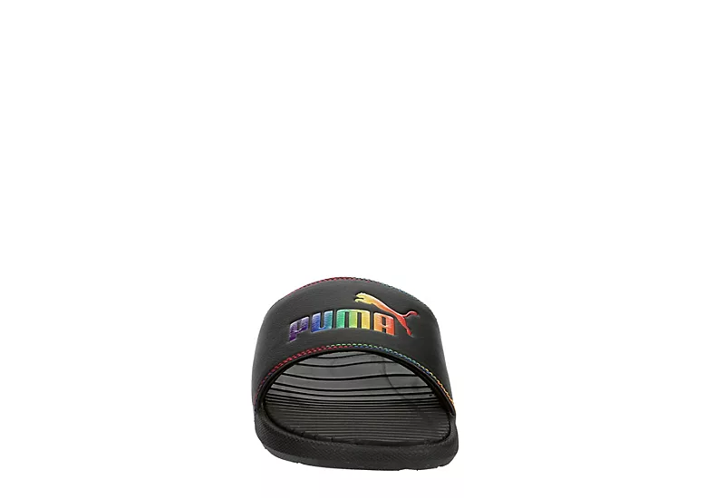 Puma Womens Cool Cat Rainbow Slide Sandal - Black 5 Puma Womens Cool Cat Rainbow Slide Sandal - Black - Image 3