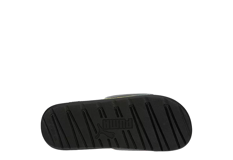 Puma Womens Cool Cat Rainbow Slide Sandal - Black 9 Puma Womens Cool Cat Rainbow Slide Sandal - Black - Image 7