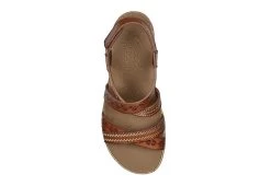 Skechers Womens Beverlee-delicate Glow Wedge Sandal - Cognac -Shoe Shop US 01 202852 03