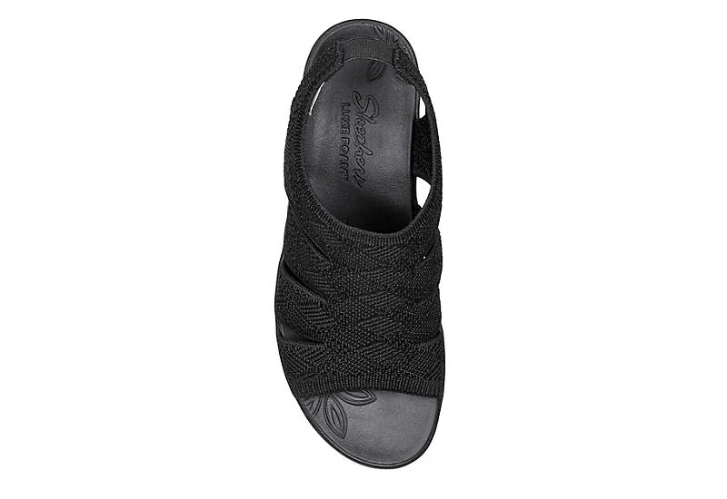 Skechers Womens Pier Lite-memory Maker Sandal - Black 8 Skechers Womens Pier Lite-memory Maker Sandal - Black - Image 6