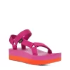 Teva Womens Flatform Universal Platform Outdoor Sandal - Fuschia -Shoe Shop US 01 203150 00
