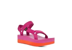 Teva Womens Flatform Universal Platform Outdoor Sandal - Fuschia