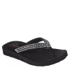 Skechers Womens Lotus Bae Flip Flop Sandal - Black