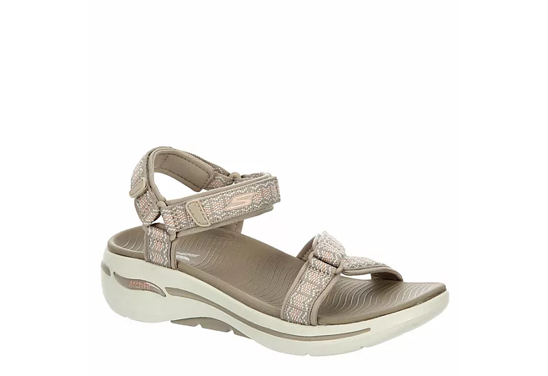 Skechers Womens Affinity Sandal - Taupe 3 Skechers Womens Affinity Sandal - Taupe