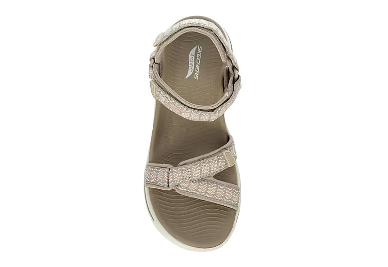 Skechers Womens Affinity Sandal - Taupe 8 Skechers Womens Affinity Sandal - Taupe - Image 6