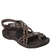Skechers Womens Reggae Irie Mon Trail Grazer Outdoor Sandal - Chocolate -Shoe Shop US 01 203282 00