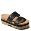 Reef Womens Banded Horizon 2.5 Slide Sandal - Black